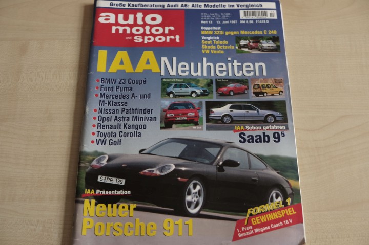 Deckblatt Auto Motor und Sport (13/1997)